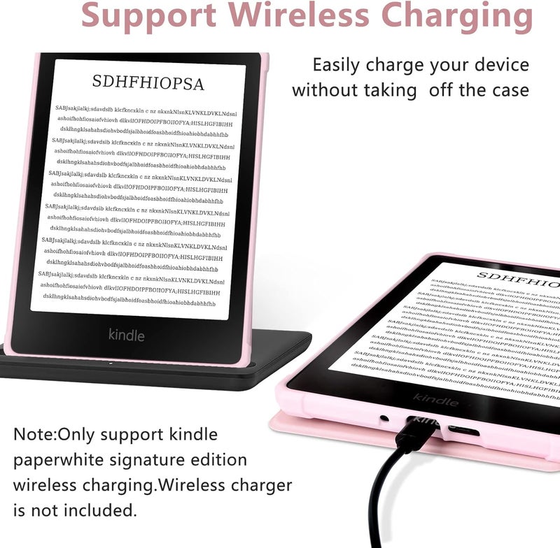 COO Case for 7" All-New Kindle Paperwhite 12th Gen 2024 & Kindle Colorsoft Signature Edition 2024, Slim Lightweight Shell TPU Leather Protective Cover with Auto Sleep/Wake - Image 4